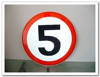 限速反光标志牌